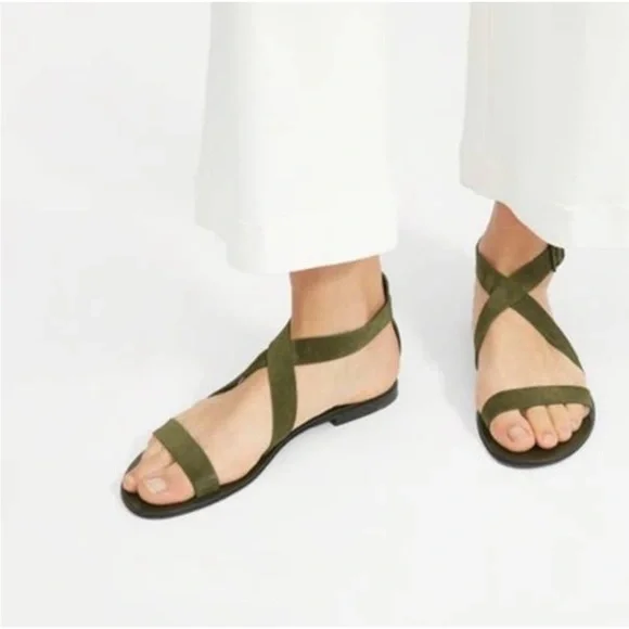 Everlane Olive Green Sandals - Picture 2 of 6